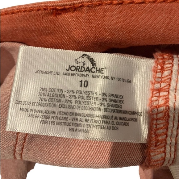 Jordache Coral Raw Edge Capri Pants - Picture 4 of 6
